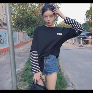 Rollis- Mock Two-Piece Long-Sleeved T-Shirt